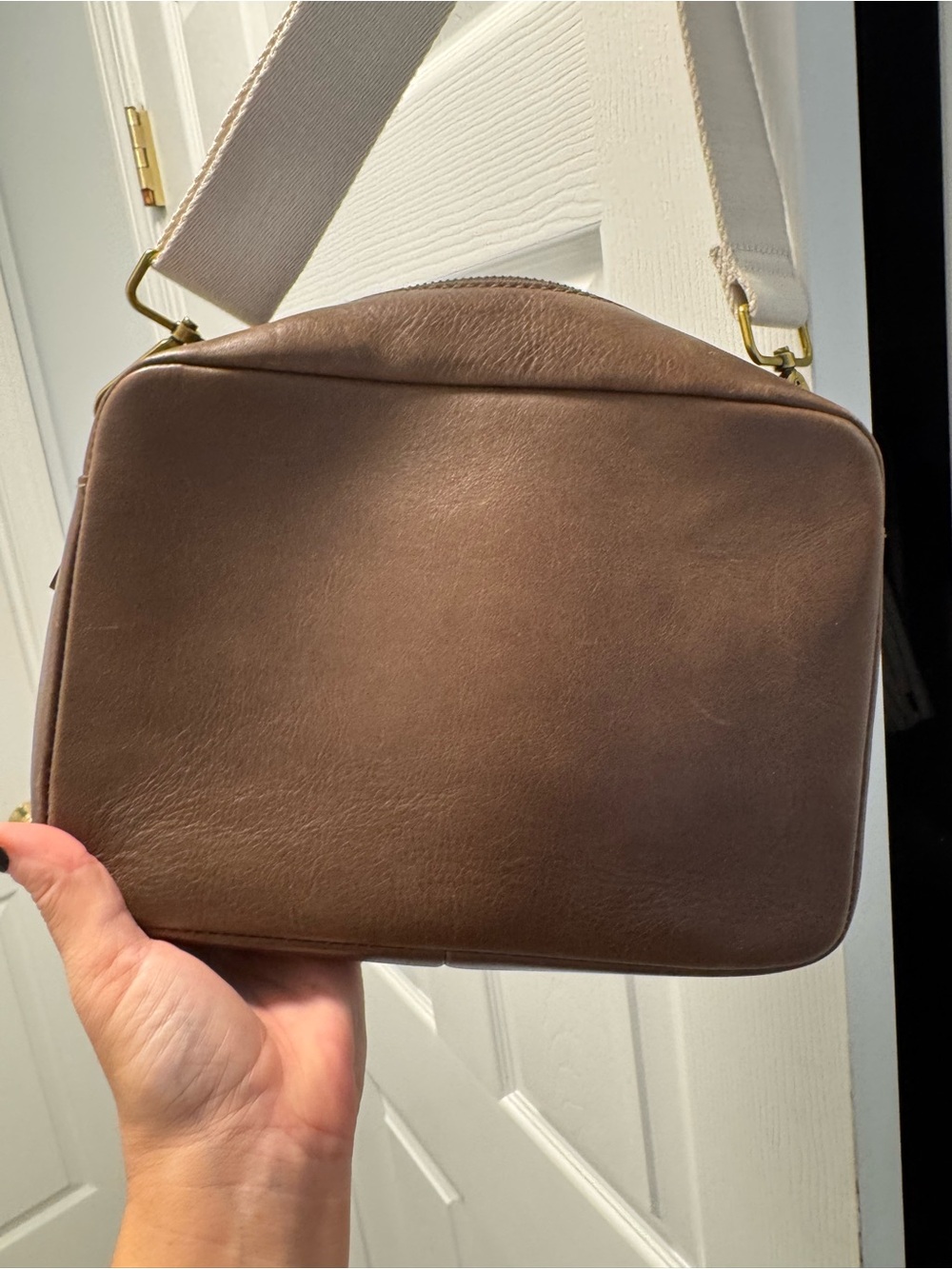 Madewell Dark Brown Leather and Suede Crossbody - Picture 5 of 6